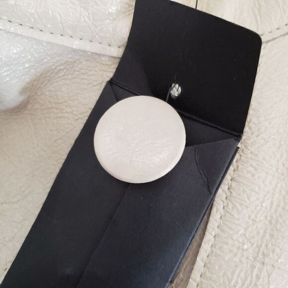 Club Monaco NWT XSmall Bone Tumbled Leather Jacket - Picture 11 of 17